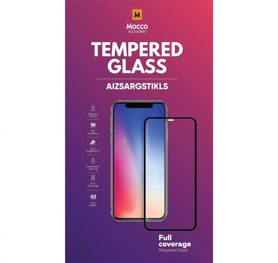 Mocco Full Face / Full Glue Tempered Glass Full Coveraged with Frame for Samsung Galaxy A12 Black (MO-5D-SA-A12-BK)