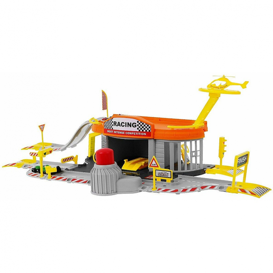 RoGer Parking Garage with Racing Vehicles 3+ (ZPG.660-A15)