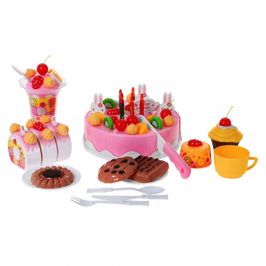 RoGer Interactive Birthday Cake with 75 Items (ZDZ889-19)
