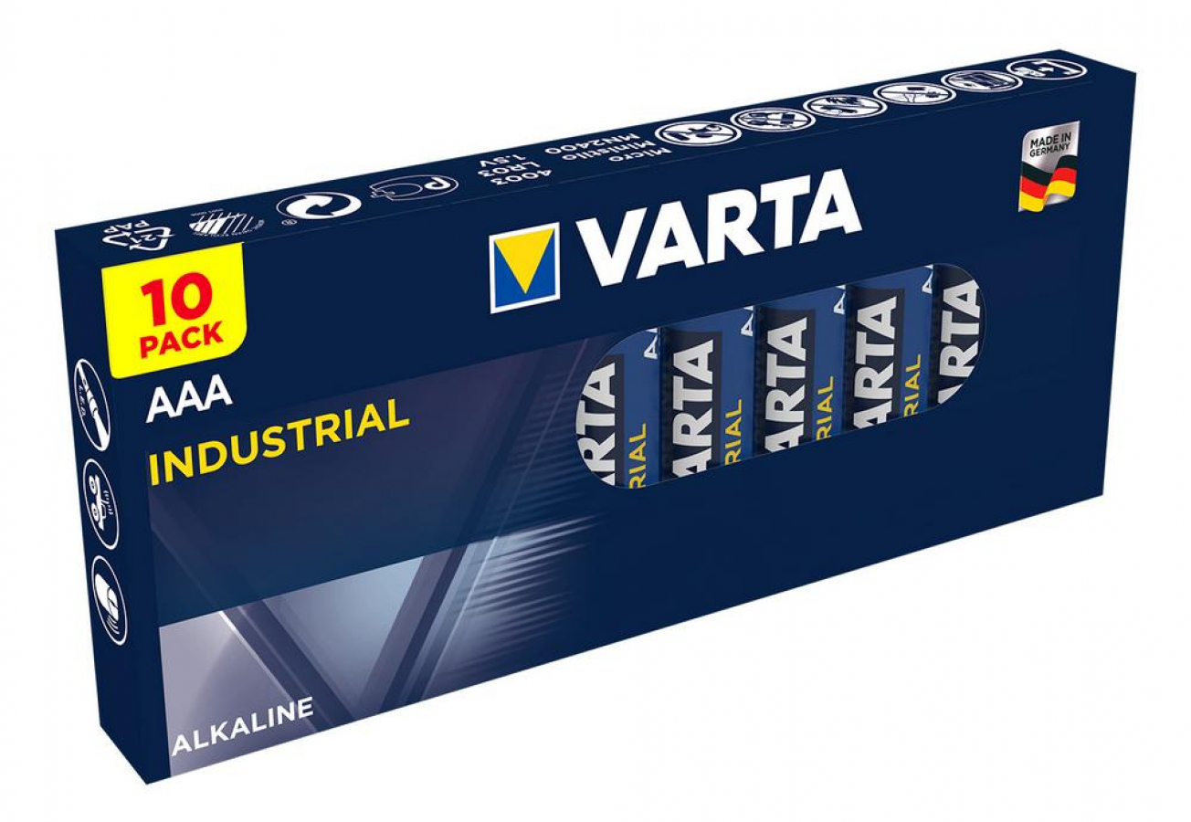 Varta Industrial PRO AAA LR03 10 pack (4008496356669)