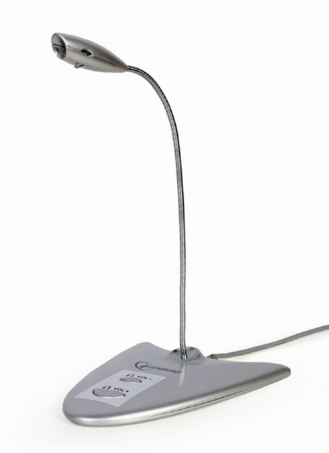 Galda mikrofons Gembird USB ar integrētu skaņas karti (MIC-DU-01)