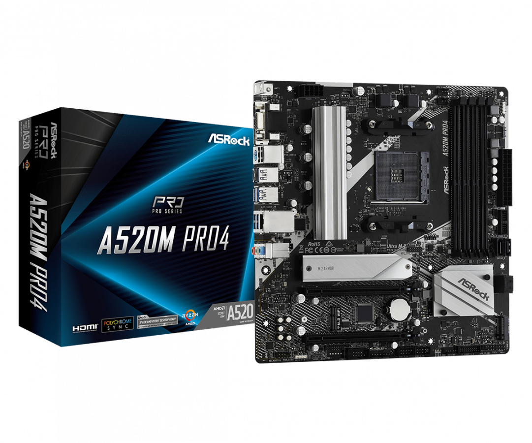 Asrock A520M PRO4 (A520M PRO4)