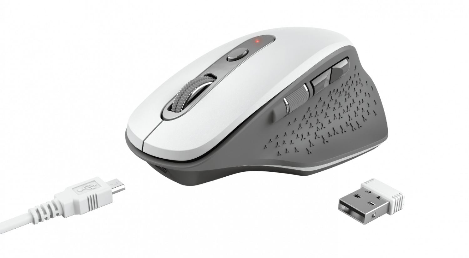 Computer mouse Trust OZAA White (24035)