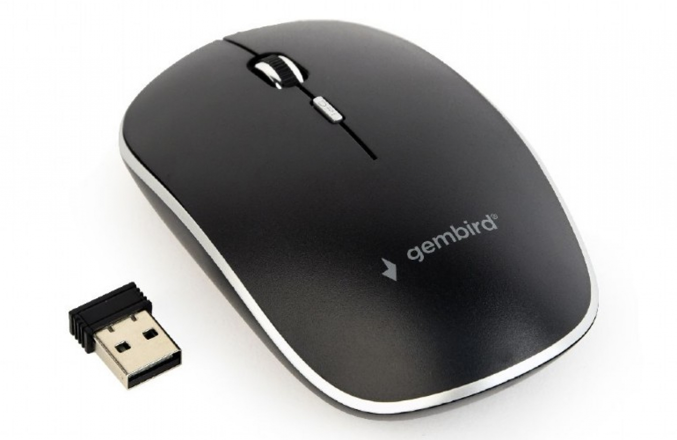 Gembird Silent Wireless Black (MUSW-4BS-01)