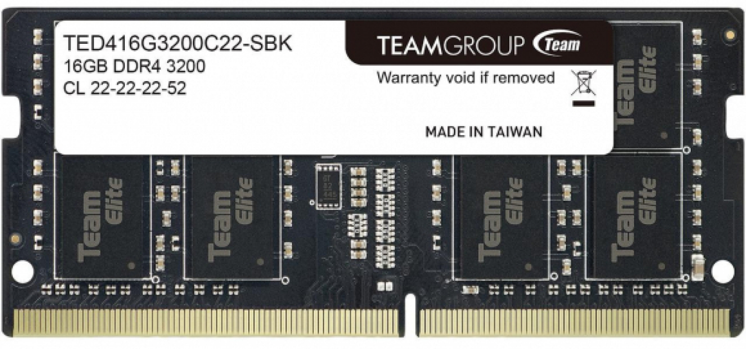 Team Group Elite 16GB Black (TED416G3200C22-S01)