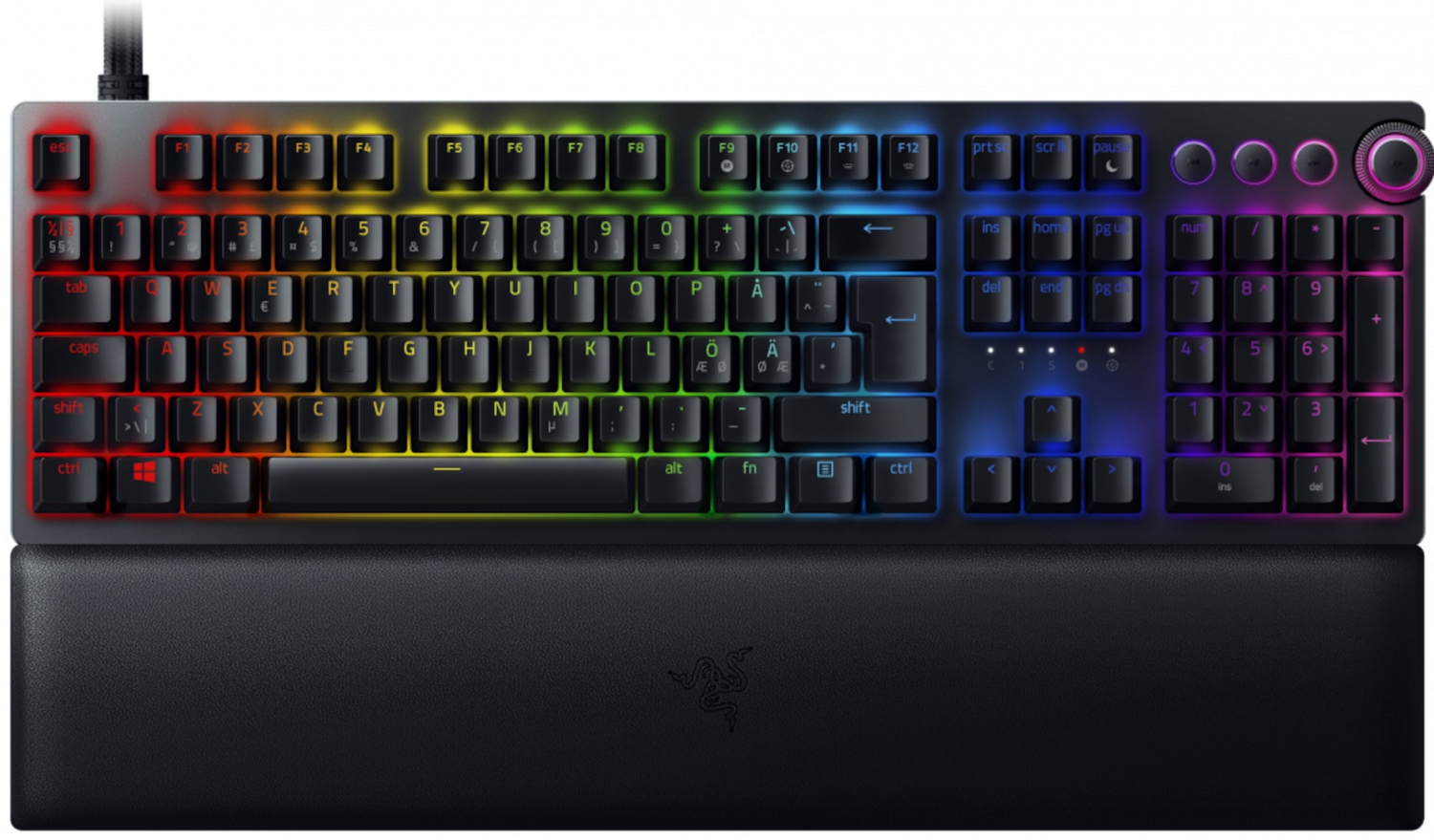 Razer Huntsman V2 Black RGB Nordic (RZ03-03610600-R3N1)