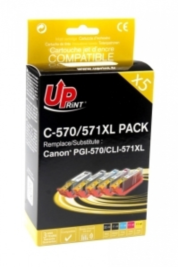 Ink cartridge Canon UPrint 570/571XL C/M/Y Multipack (C-570/571XL-PACK-UP)