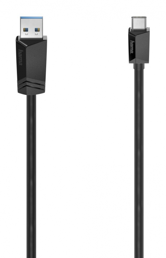 Hama USB Type-C Male - USB Male 3m Black (200653H)