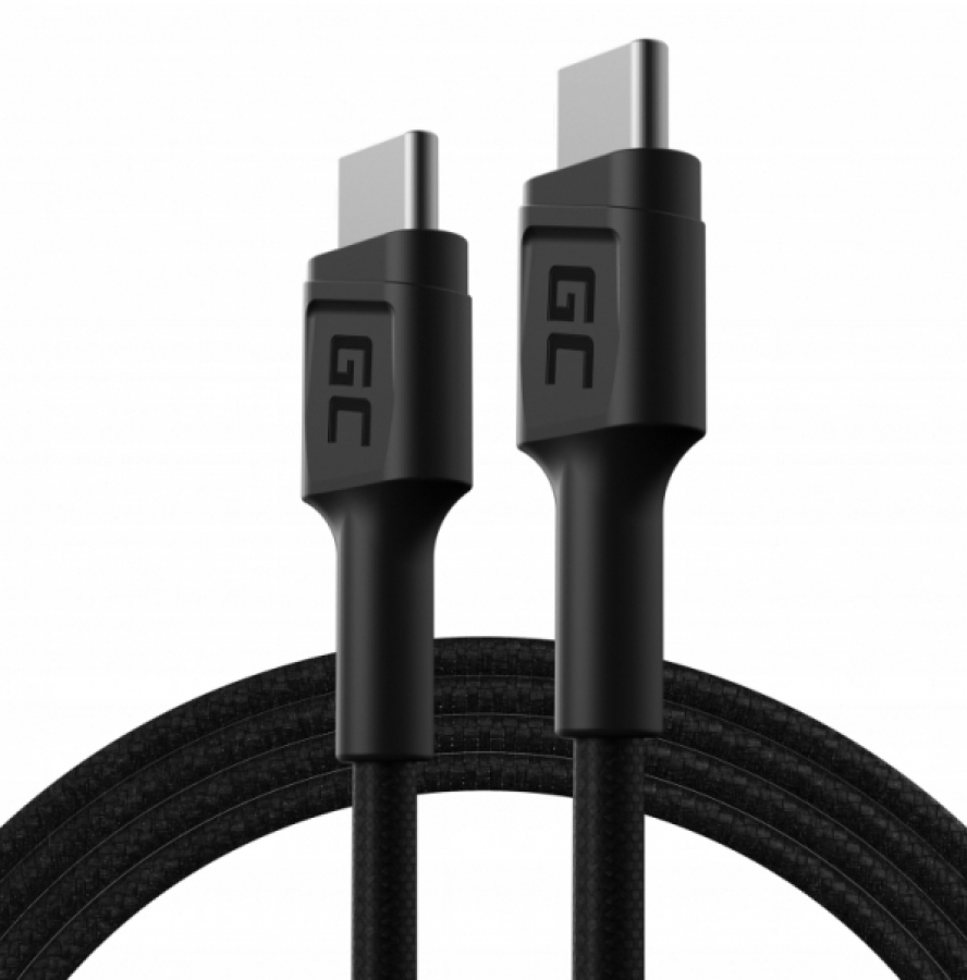 Green Cell USB Type-C Male - USB Type-C Male 1.2m Fast Charging (KABGC30)
