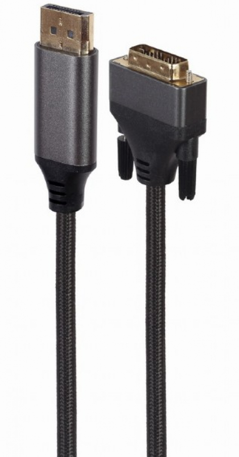 Gembird Premium Series DisplayPort Male - DVI Male 4K 1.8m (CC-DPM-DVIM-4K-6)