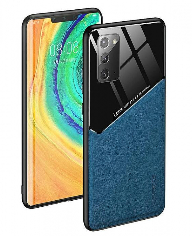 Mocco Lens Leather Back for Samsung Galaxy A42 5G Blue (MO-LC-SAM-A42-BL)