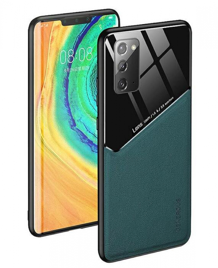 Mocco Lens Leather Back for Apple iPhone 12 Pro Green (MO-LC-APP-IP-12PRO-GE)