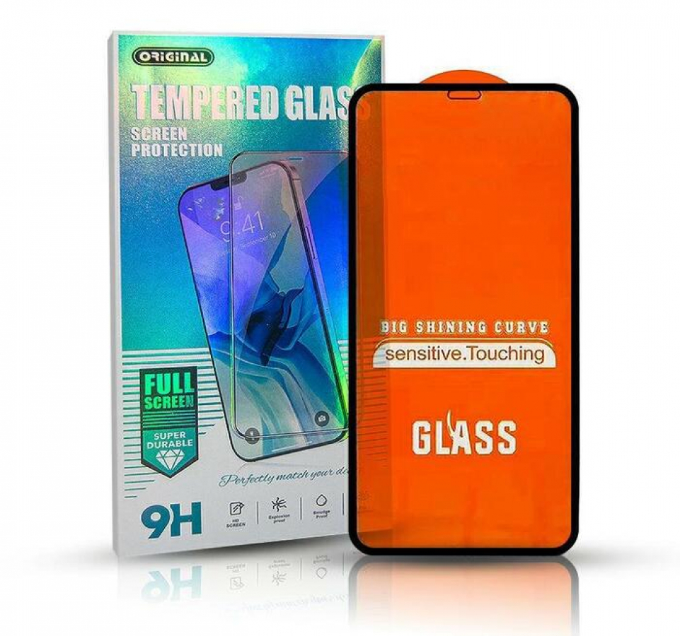 Timy Original Full Face / Full Glue Tempered Glass for Apple iPhone 13 Pro Max Black (TM-21D-AP-13PRM-BK)
