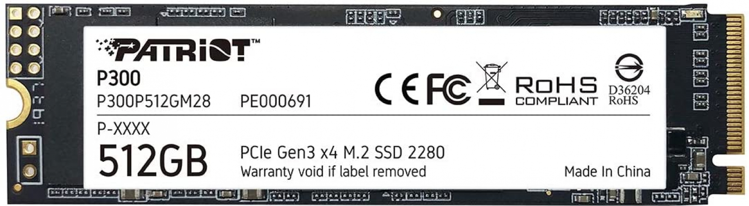 Patriot P300 512GB (P300P512GM28)
