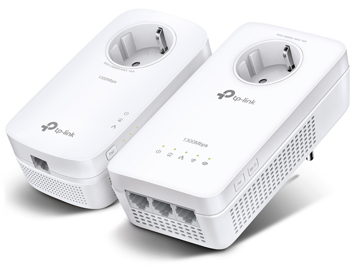 TP-Link AV1300 Gigabit Passthrough Powerline ac Wi-Fi Kit (TL-WPA8631P KIT)