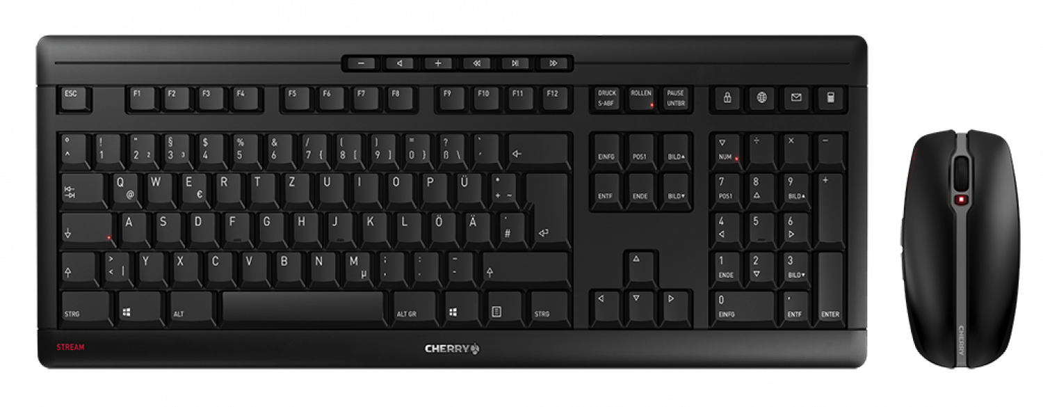 Cherry Stream Desktop Black UK (JD-8500GB-2)