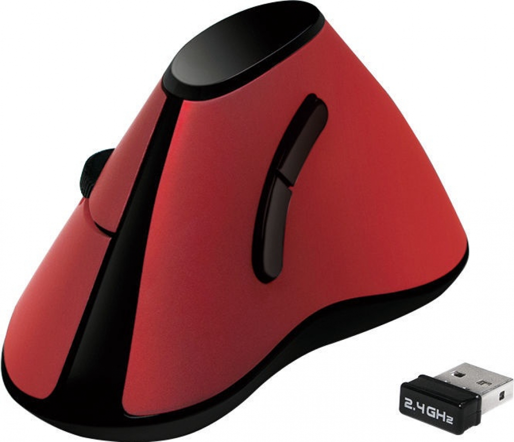 Logilink Ergonomic Vertical Mouse ID0159 Red (ID0159)