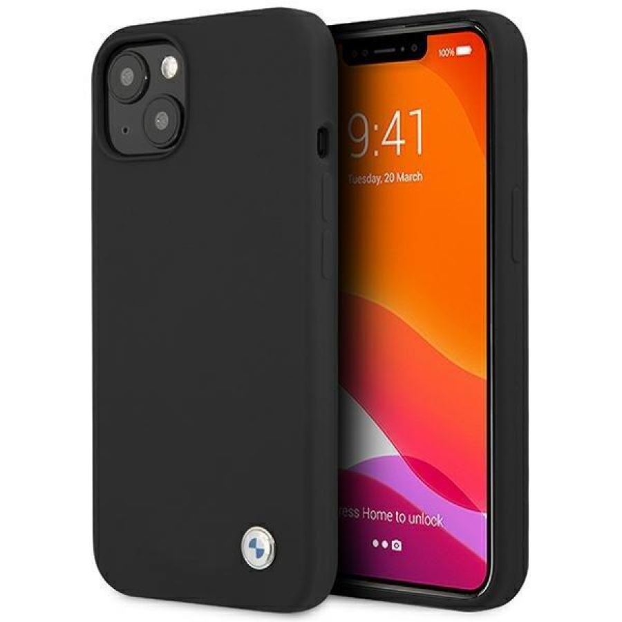 BMW Hardcase Silicone for Apple iPhone 13 Mini Black (BMHCP13SSILBK)