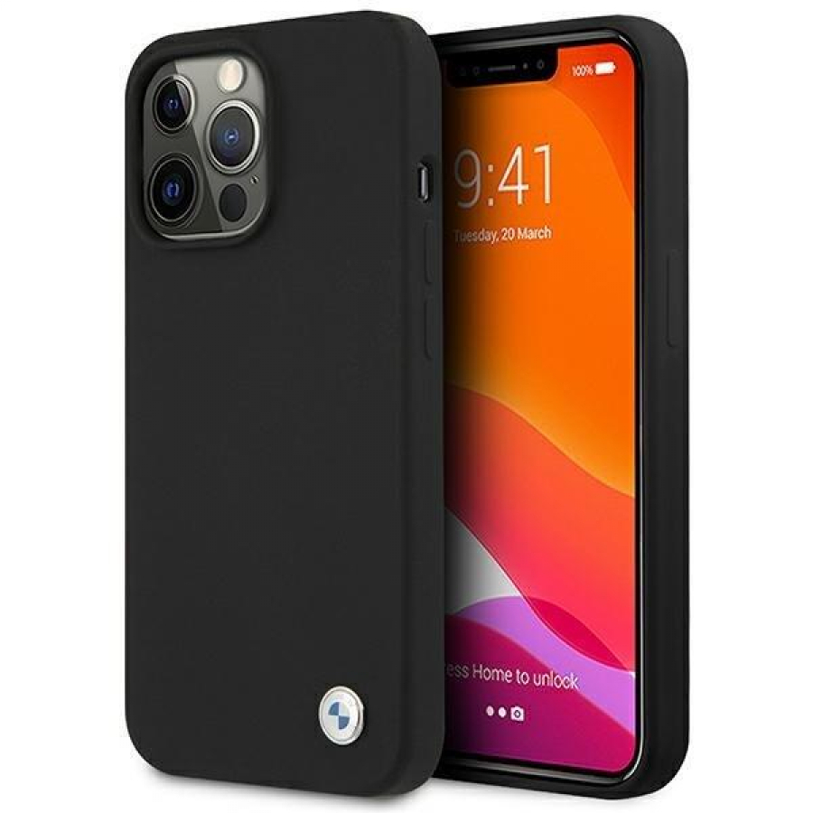 BMW Hardcase Silicone for Apple iPhone 13 Pro Max Black (BMHCP13XSILBK)