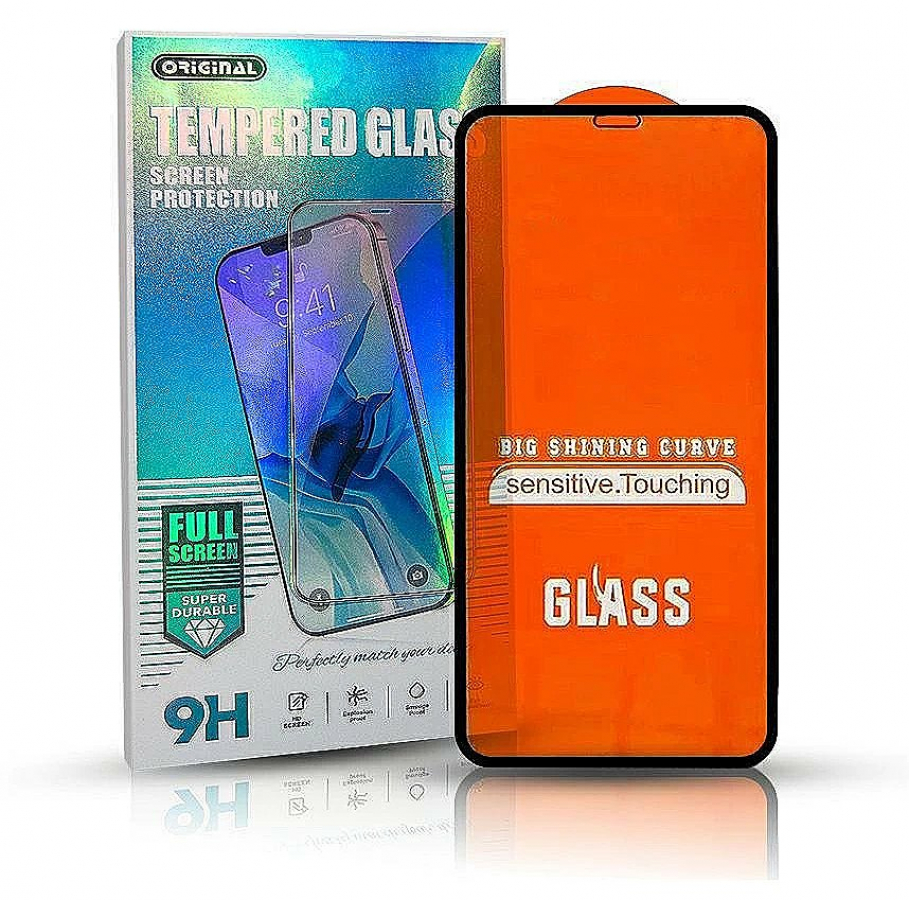 Timy Original Full Face / Full Glue Tempered Glass for Apple iPhone 6 / 6s Black (TM-21D-APP-IPH-6S)