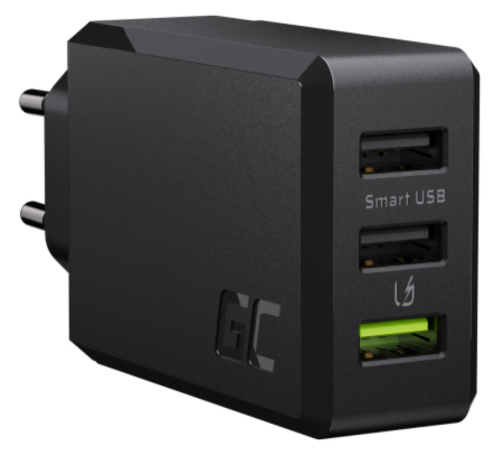 Green Cell GC ChargeSource 3 3 x 30W Fast Charging Technology (CHARGC03)