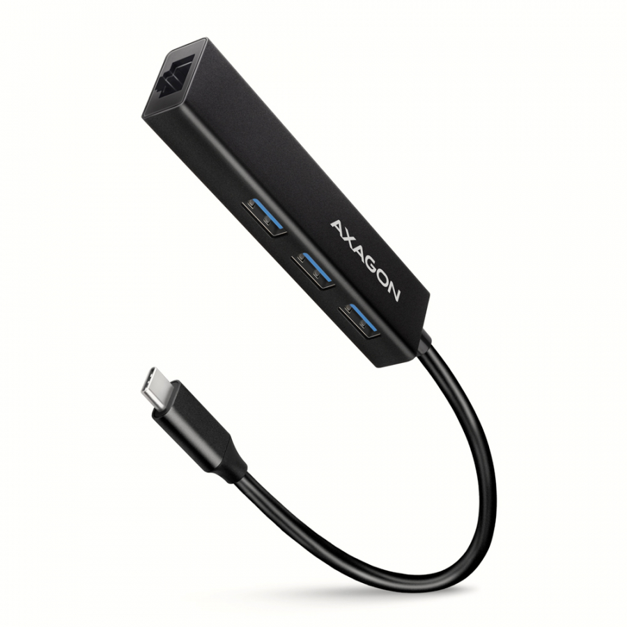 Axagon HMC-GL3A USB-C Hub + Gigabit LAN (HMC-GL3A)