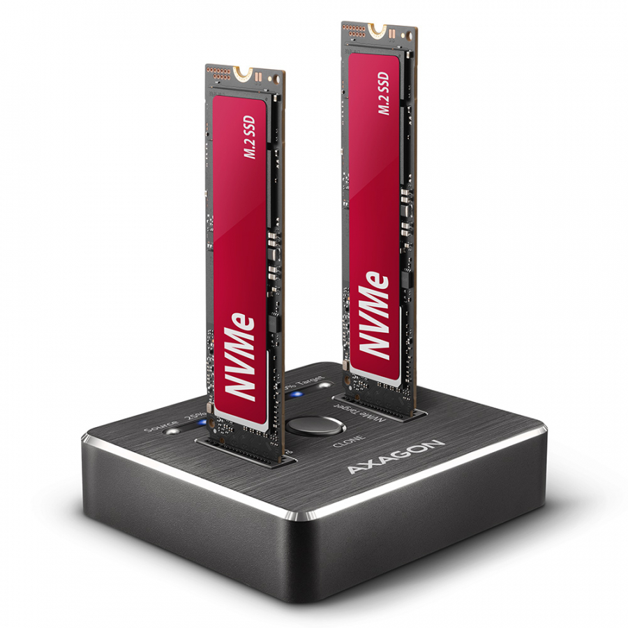 Axagon ADSA-M2C SuperSpeed USB-C 10 Gbps dual M.2 NVMe dock (ADSA-M2C)