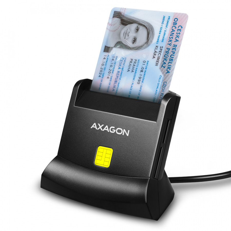 Axagon CRE-SM2 4-slot Smart card reader (CRE-SM2)