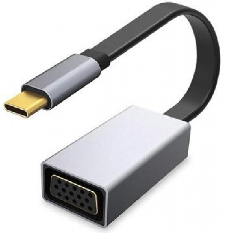 Platinet USB Type-C Male - VGA Female Full HD Black (PMMA9089)