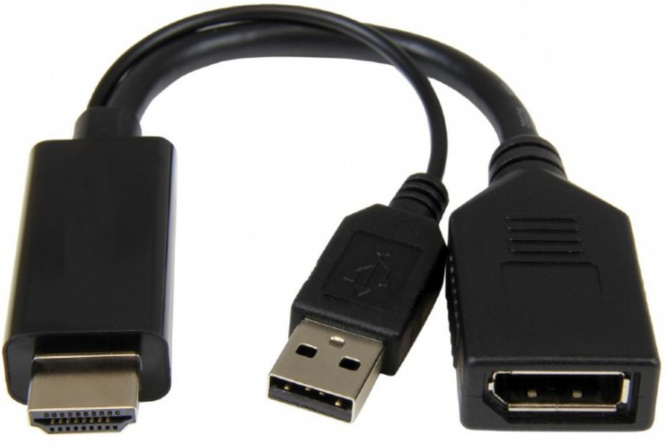 Gmebird Active 4K HDMI to DisplayPort Adapter Black (A-HDMIM-DPF-01)