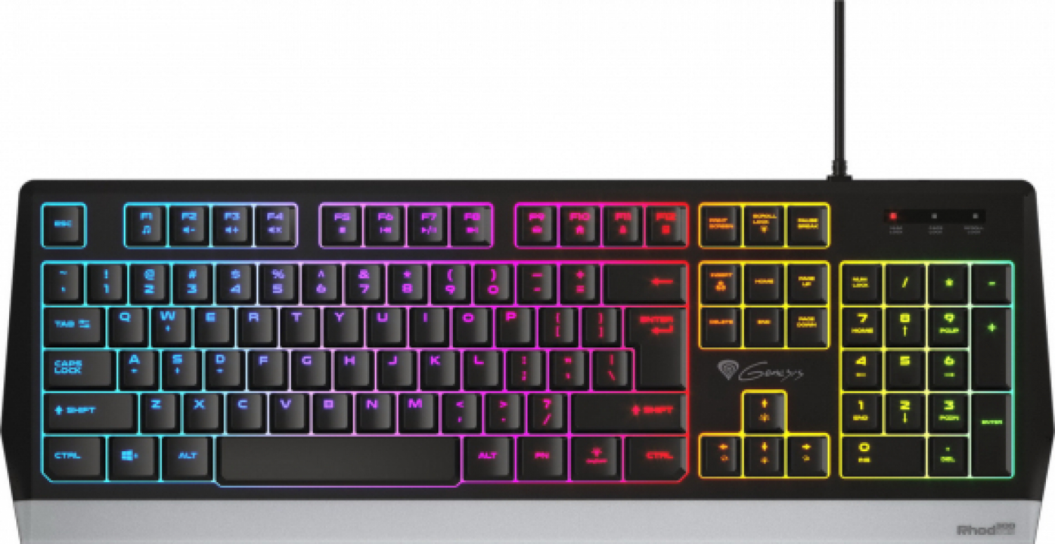 Genesis Rhod 300 RGB Black (NKG-1528)