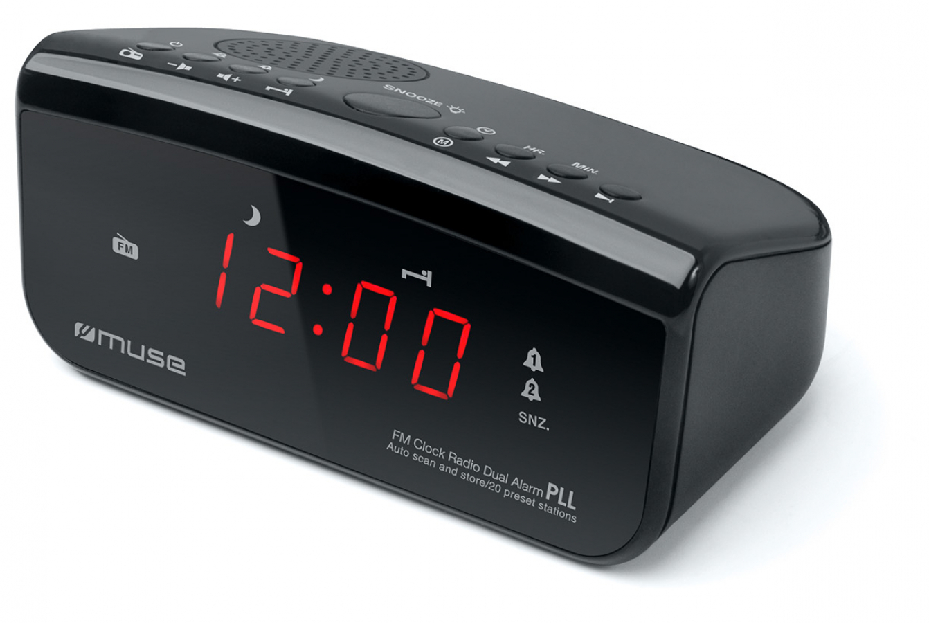 Muse M-12 CR Dual alarm clock radio PLL (M-12CR)