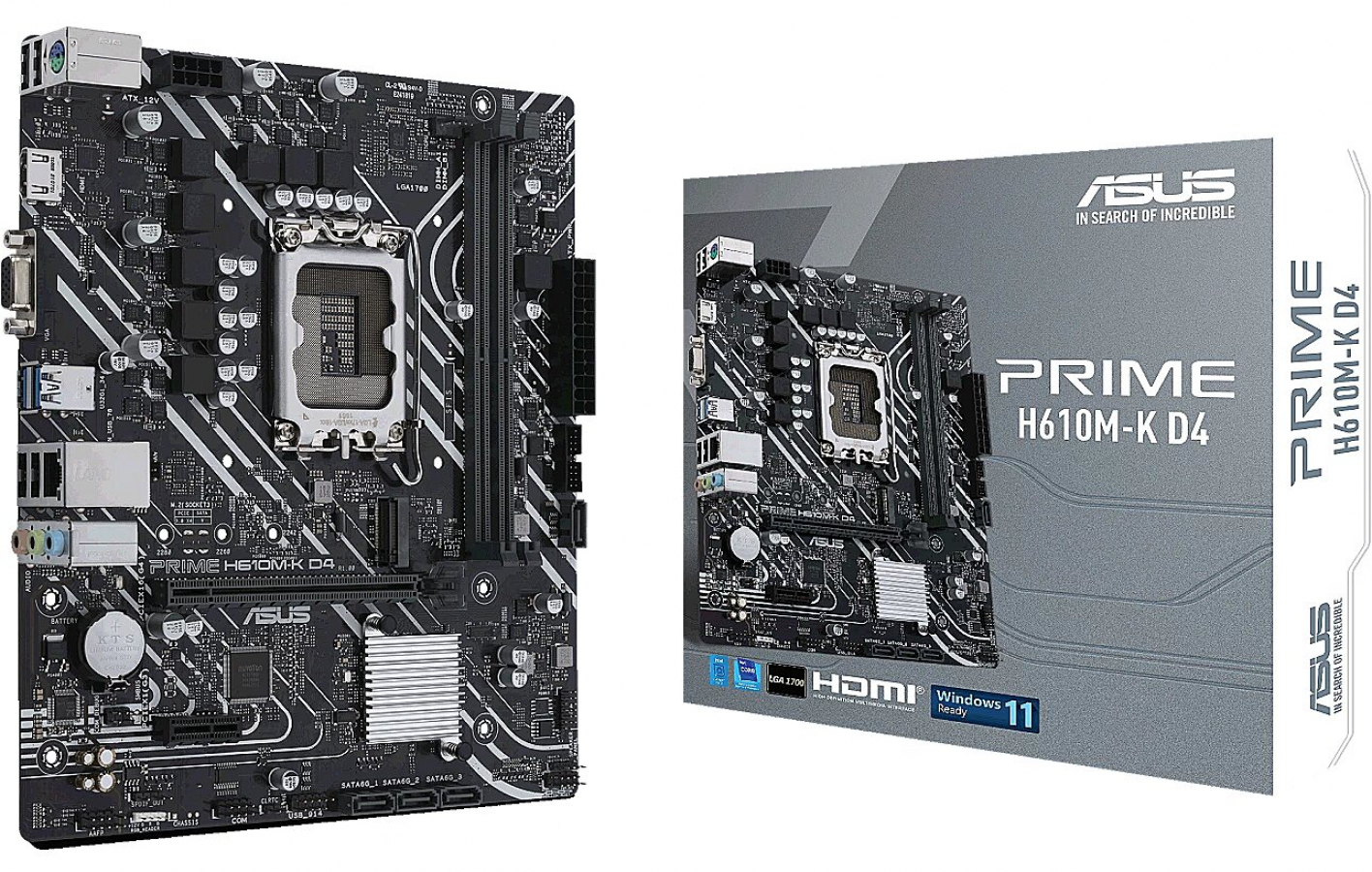 Asus PRIME H610M-K D4 (90MB1A10-M0EAY0)