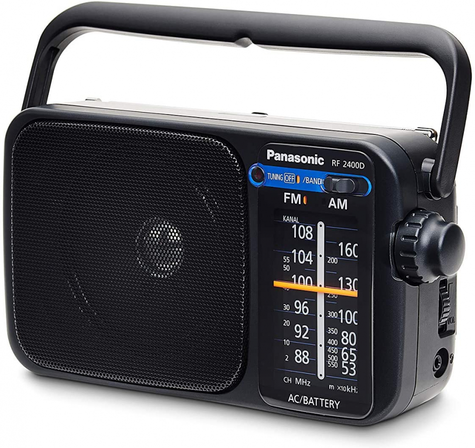 Panasonic Portable radio RF-2400D Black (RF-2400DEG-K)