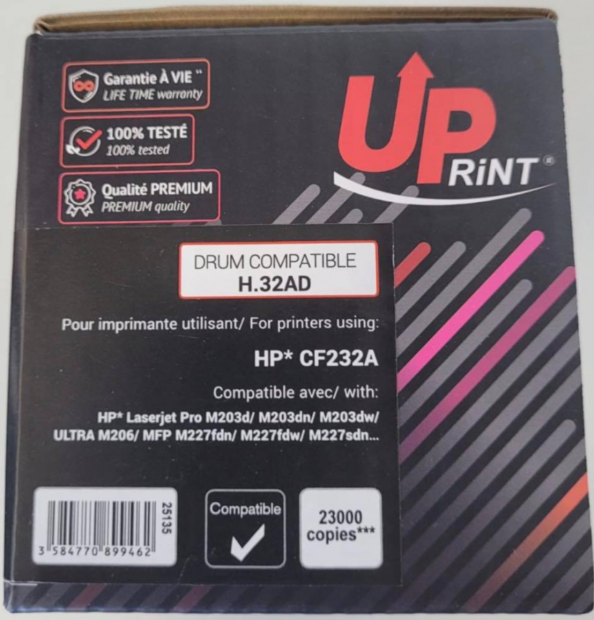 Uprint H.32AD Mono Tambour HP CF232A (H.32AD-UP)