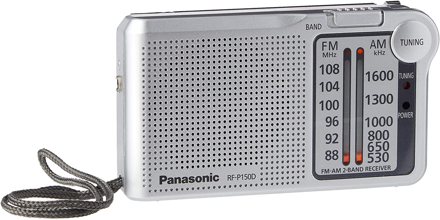 Panasonic Pocket radio RF-P150D Silver (RF-P150DEG-S)