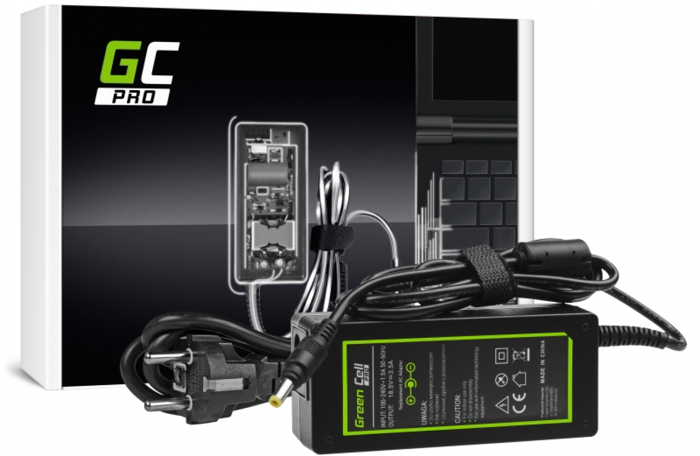 Green Cell PRO Charger / AC Adapter for HP Pavilion (AD11P)