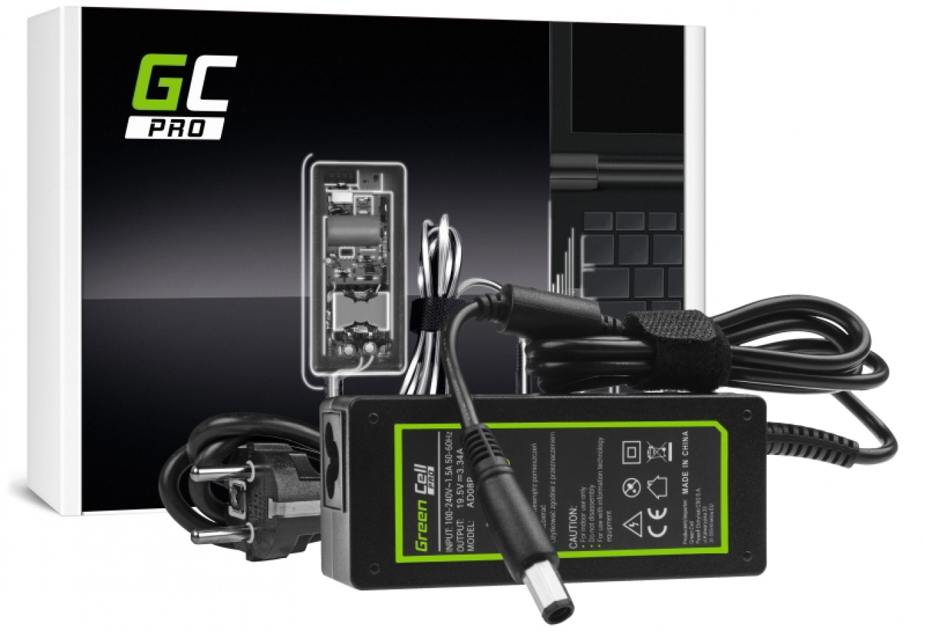 Green Cell PRO Charger / AC Adapter for Dell Inspiron (AD08P)