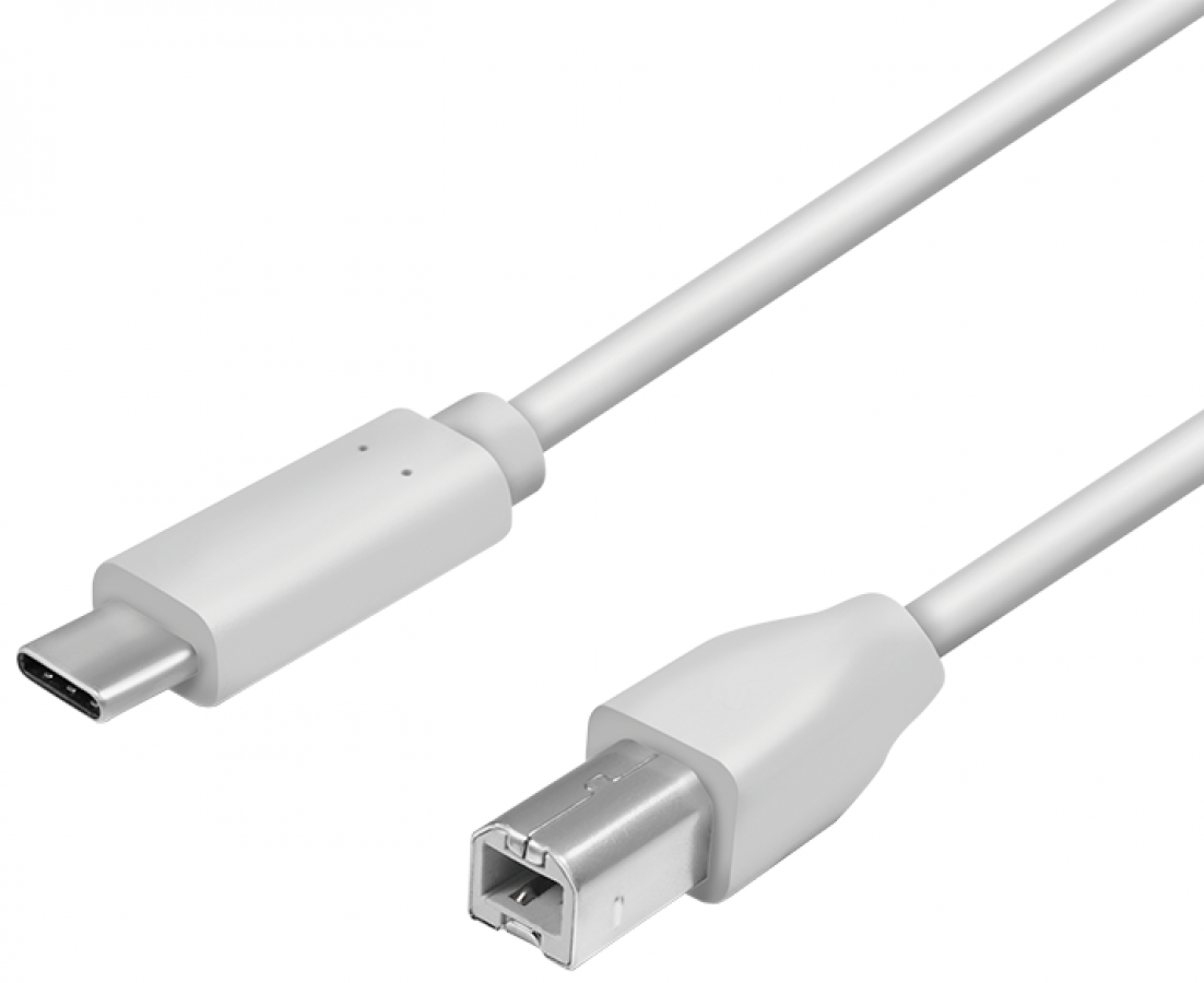 Logilink USB-C Male - USB-B Male 1m Grey (CU0160)