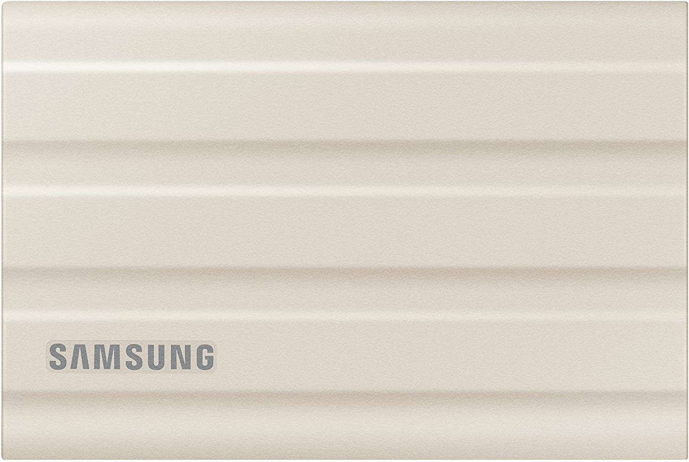 External SSD drive Samsung T7 Shield 1TB Beige (MU-PE1T0K/EU)