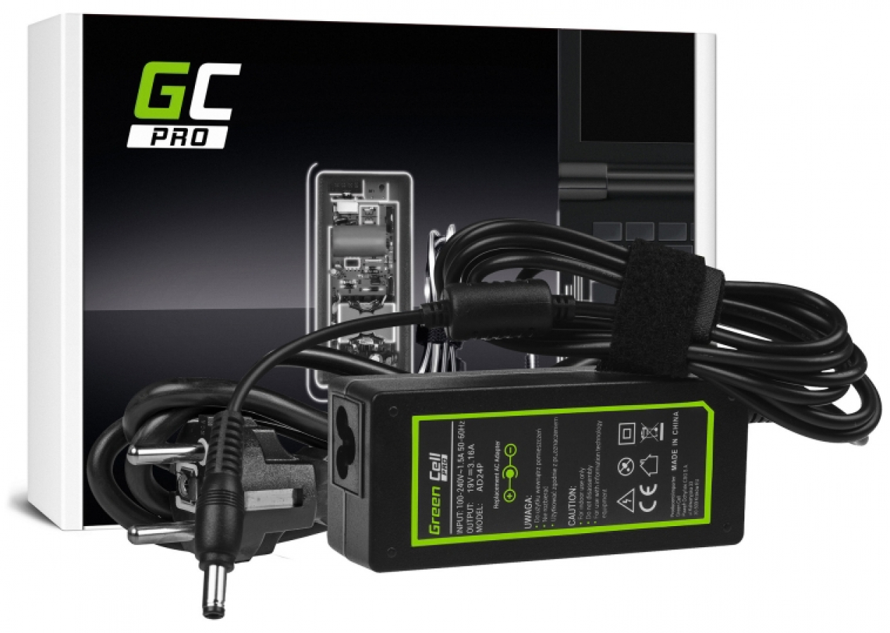 Green Cell PRO Charger / AC Adapter for Dell Inspiron 60W (AD24P)