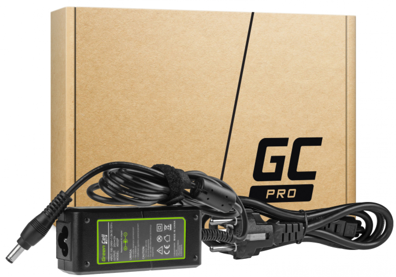 Green Cell PRO Charger / AC Adapter for Lenovo 40W (AD32P)