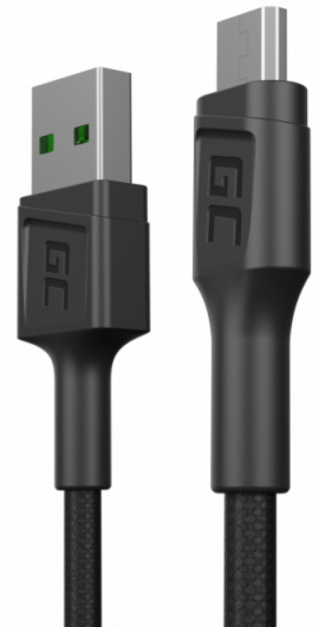 Green Cell GC PowerStream Ultra Charge fast Charging USB-A Male - Micro USB Male Cable 30cm (KABGC23)