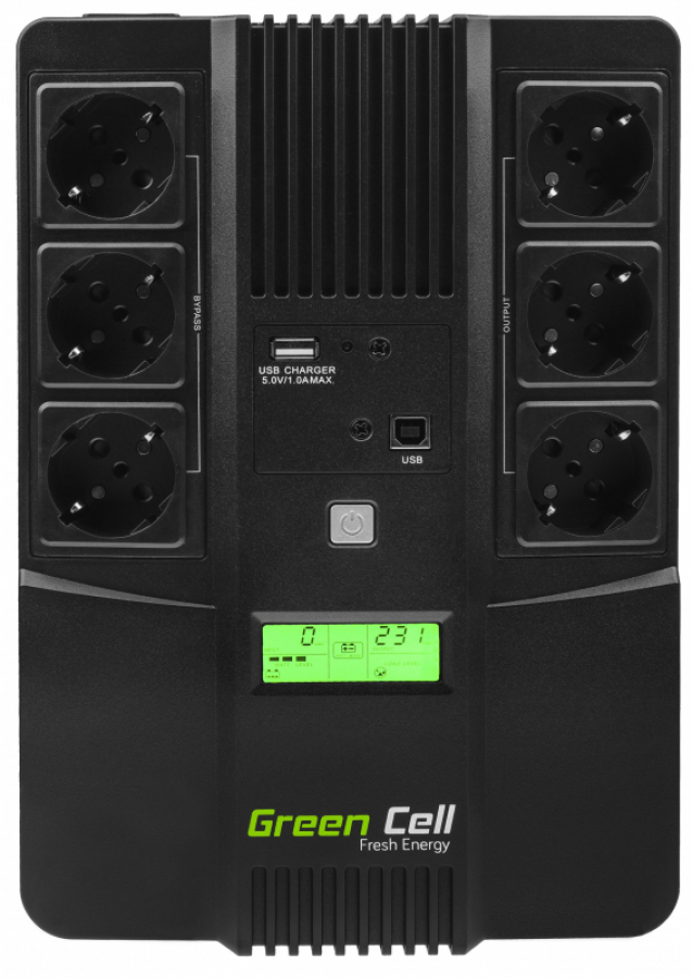 Green Cell UPS AiO 600VA 360W (UPS06)