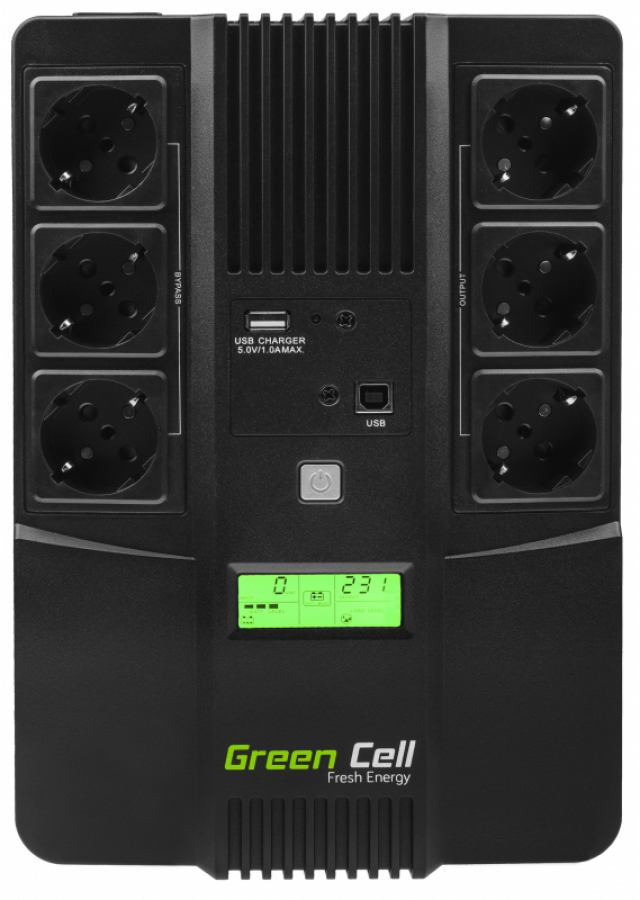 Green Cell UPS AiO 800VA 480W (UPS07)