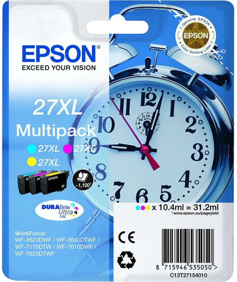 Epson T2715 C/ M/ Y 3-colour XL (C13T27154012)