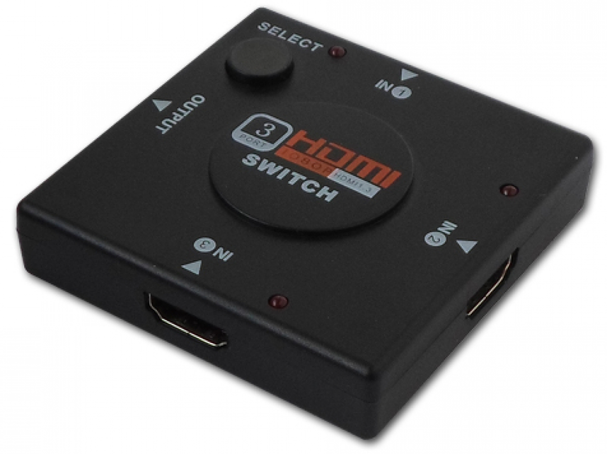 Savio HDMI Switch – 3 ports (CL-26)