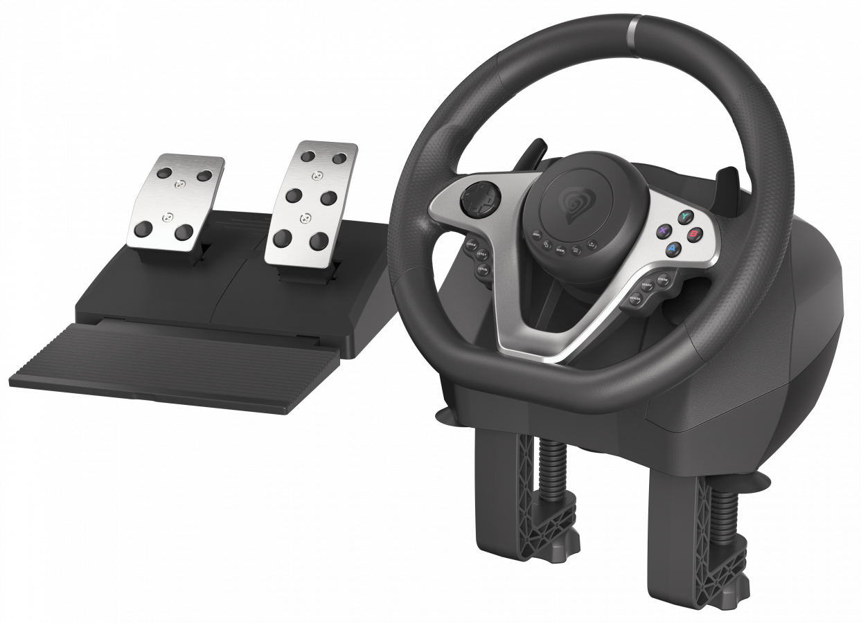 Spēļu stūre Genesis Seaborg 400 Silver / Black (NGK-1567)