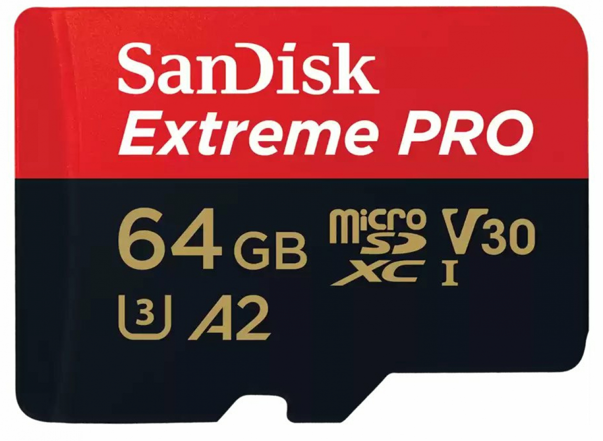 SanDisk Extreme PRO MicroSDXC 64GB (SDSQXCU-064G-GN6MA)