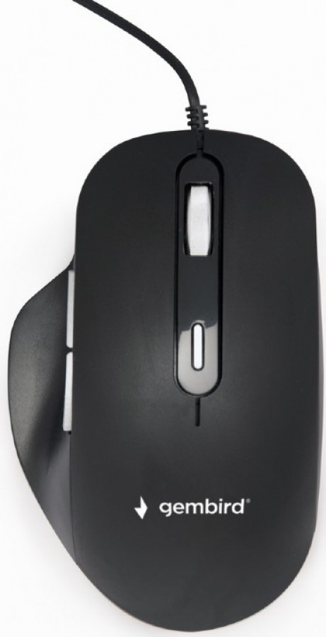 Gembird Optical LED Mouse Black (MUS-6B-02)